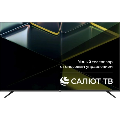 Телевизор 43 LEFF 43U680T черный 3840x2160, 4K Ultra HD, 60 Гц, Wi-Fi, Smart TV, Салют ТВ