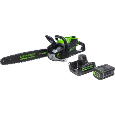 Цепная пила аккумуляторная GreenWorks GD82CS51, 82V с 1хАКБ 5 Ач. и ЗУ (2008307UB)