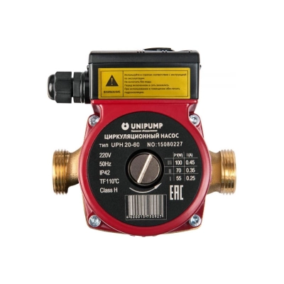 Насос UNIPUMP UPH 20-60 130 (21725) циркуляционный (ГВС) (1/​1)