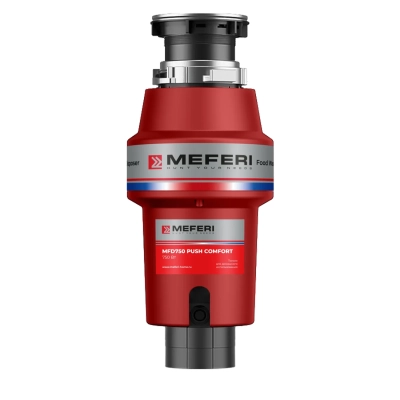 Измельчитель пищевых отходов MEFERI MFD750 Push Comfort с пневмокнопкой в комплекте