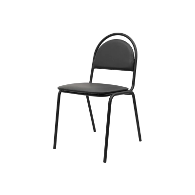 Стул офисный Gigant GCH-03 черный кожзам (BL)