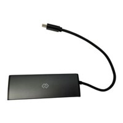 Разветвитель USB-C Digma HUB-4U2.0-UC-B 4порт. черный