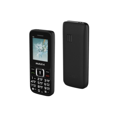 Мобильный телефон Maxvi C3i черный без З/У