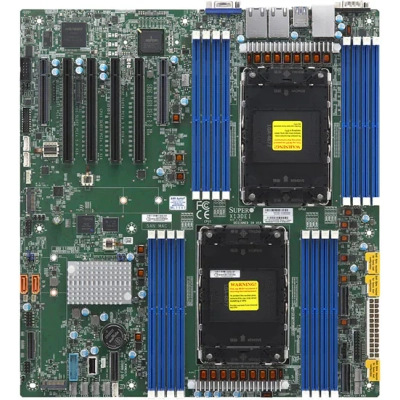 Материнская плата Supermicro MBD-X13DEI-B 2xLGA-4677, Intel Xeon SP gen 4, Intel C741, 16x DDR5 4800/​4400/​4000 MHz. 2x1Gbe Base-T BCM5720+1xMgmt LAN