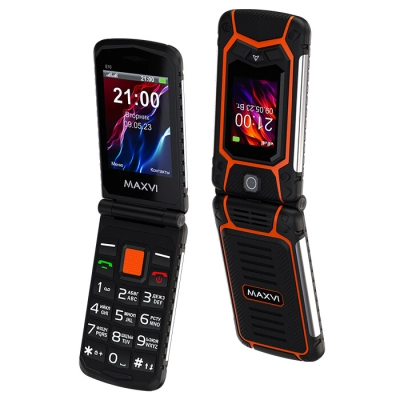 Мобильный телефон Maxvi E10 оранжевый