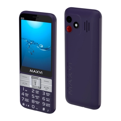 Мобильный телефон Maxvi B33 фиолетовый
