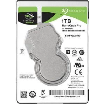 HDD 2.5 1.0TB 7200rpm SATA3 128MB Seagate BarraCuda Pro (ST1000LM049) 7 mm