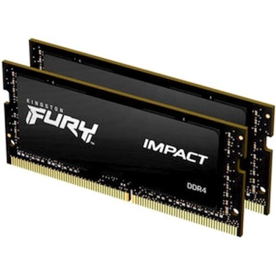 ОЗУ Kingston 16GB 3200MHz DDR4 CL20 SODIMM (Kit of 2) Fury Impact KF432S20IBK2/​16