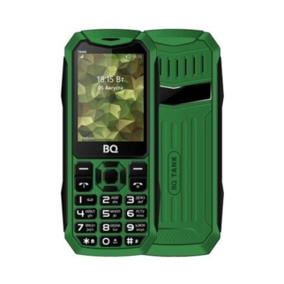 Мобильный телефон BQ 2430 Tank Power Green+Silver