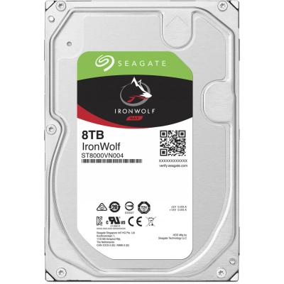 HDD Seagate Original Sata3 8Tb ST8000VN004 NAS Ironwolf (7200rpm) 256Mb 3.5