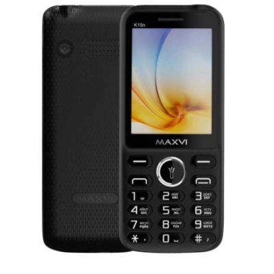 Мобильный телефон Maxvi K15n черный