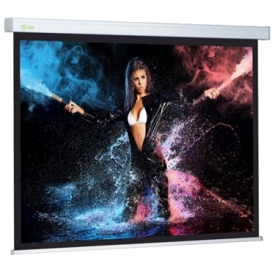 Проекц. экран Cactus 180x180см Wallscreen CS-PSW-180x180 1:1 настенно-потолочный рулонный белый