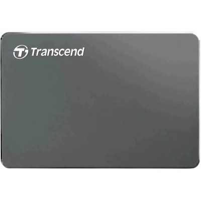 HDD ext 2.5 1.0TB USB3.0 Transcend StoreJet 25C3, алюминий, серый (TS1TSJ25C3N)