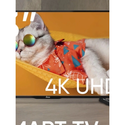43 Телевизор Scoole SL-LED43S98T2SU черный 3840x2160, 4K Ultra HD, 60 Гц, Wi-Fi, Smart TV, Android TV