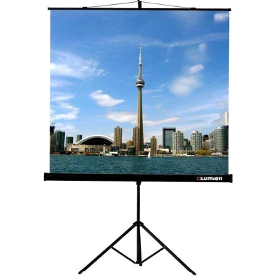 Экран на треноге Lumien 153x153см Eco View LEV-100106 1:1 напольный рулонный