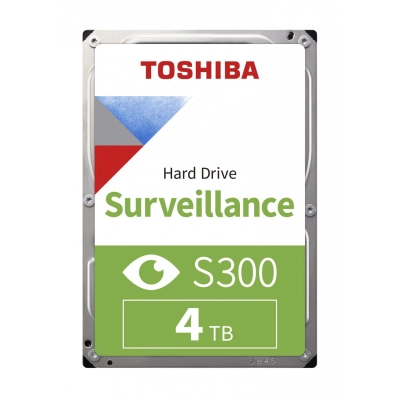 HDD Toshiba SATA-III 4Tb HDWT840UZSVA Surveillance S300 (5400rpm) 256Mb 3.5