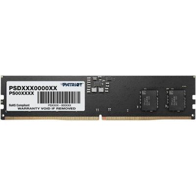 ОЗУ Patriot Signature PSD58G520041 RTL DDR5 8Gb 5200MHz CL42 PC5-41600 DIMM ECC 288-pin 1.1В single rank