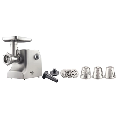 Мясорубка Moulinex ME858D32 2100Вт серебристый
