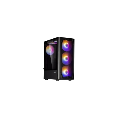 Корпус ZALMAN N4 Rev.1, ATX, Black, 2xUSB2.0, 1xUSB3.0, Front 3x140mm RGB, Rear 1x120mm RGB, TOP 2x120mm RGB