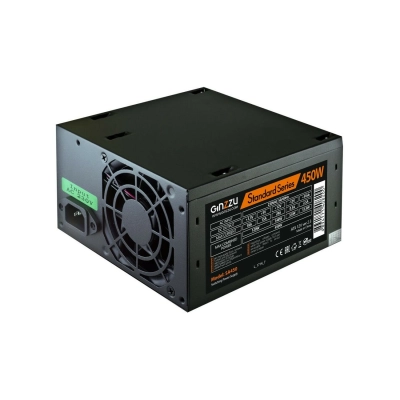 Блок питания Ginzzu SA450 (SA450) 450 Вт ATX, 80 мм