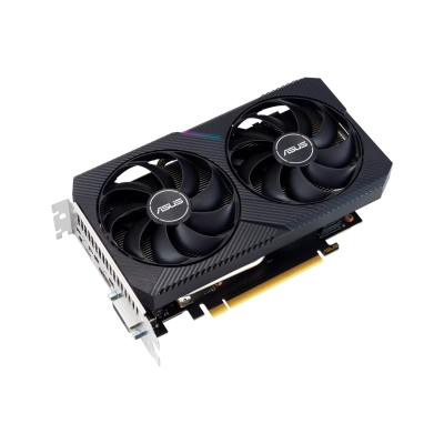Видеокарта Asus Nvidia GeForce RTX 3050 (Dual-RTX3050-O8G-V2) PCI-E 4.0 8192Mb 128 GDDR6 1822/​14000 HDMIx1 DPx3 HDCP Ret
