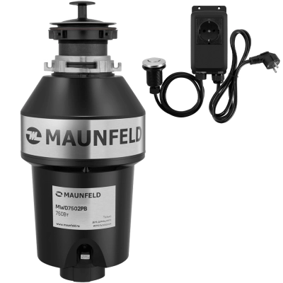 Измельчитель пищевых отходов MAUNFELD MWD7502PB с пневмокнопкой
