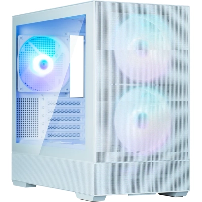 Корпус ZALMAN P30 Air, mATX, White, Window, 2xCombo (3.5'' or 2.5''), 3x2.5, 1xUSB Type-C, 1xUSB3.0, Front 2x140mm ARGB, Rear 1x140mm ARGB
