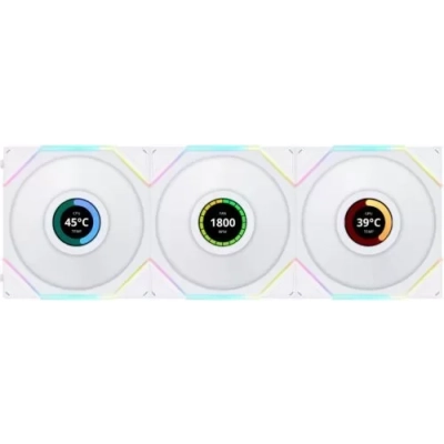 Вентилятор LIAN LI Uni Fan TL LCD (G99.12TLLCD3W.00) 120mm 1900RPM sRGB White (3pcs)