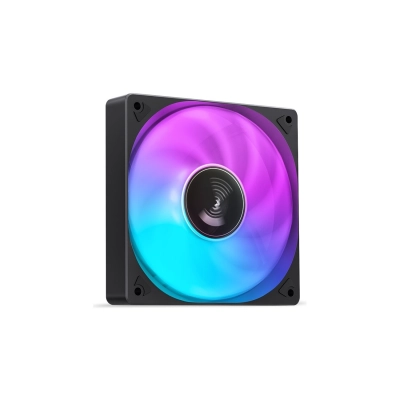 Вентилятор JONSBO SL-120C 120х120х25мм (Dynamic Multi-Color LED, 1500об/​мин, черный) Retail