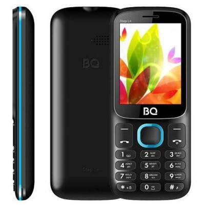 Мобильный телефон BQ 2440 Step L+ Black+Blue