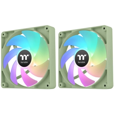 Вентилятор Thermaltake CT140 Sync Matcha ARGB зеленый (CL-F203-PL14MG-A) 4-pin 30.5dB Ret