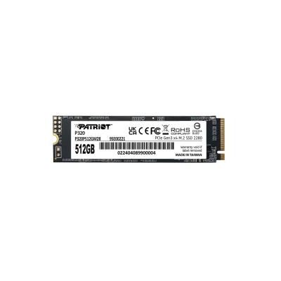 SSD Patriot P320 P320P512GM28 512ГБ, M.2 2280, PCIe 3.0 x4, NVMe, M.2