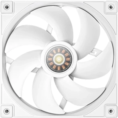Вентилятор DEEPCOOL FT14 WH 140x140x25мм (PWM, White LED, белый, 500-1650об/​мин) Color BOX