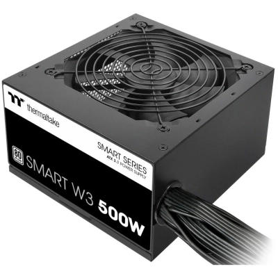 Блок питания Thermaltake Smart W3 500 (PS-SPW-0500NNFAWE-1) /Non Modular/Non Light/Full Range/Analog/80 Plus/EU/Non JP CAP
