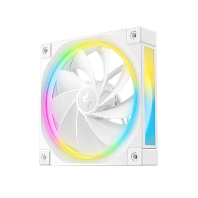 Вентилятор DEEPCOOL FL12R WH 120x120x25мм (PWM, ARGB, белый, 500-2150об/​мин) Color Box