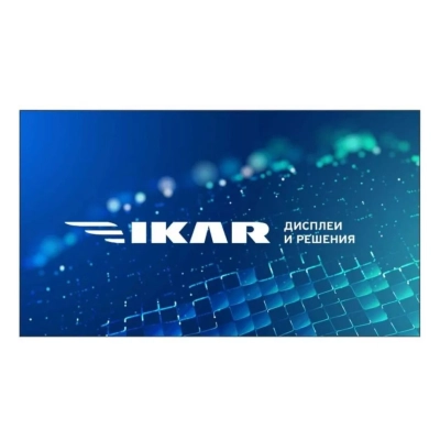 Панель Ikar ПВ 55-115-100 (3.5мм) черный IPS LED 8ms 16:9 DVI HDMI M/M матовая 1200:1 500cd 178гр/178гр 3840x2160 VGA DP UHD USB 40кг (RUS)