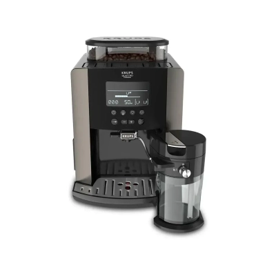 Кофемашина Krups Arabica Latte EA819E10 черный/коричневый
