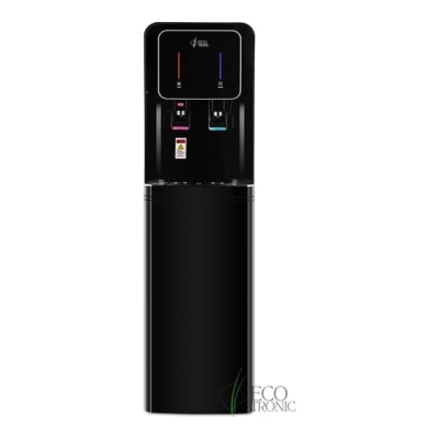 Пурифайер для воды ECOTRONIC A60-U4L напольный, нагрев/​охлаждение компрессорное, 2 крана, черный