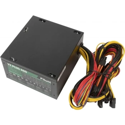 Блок питания Filum VX Plus 600 600W ATX (20/​24+4 SATA+3 PATA+6/​2x8 pin, вентилятор d120мм)