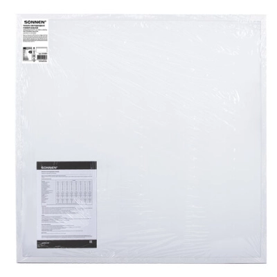 Светильник светодиодный SONNEN 237859 нейтральный свет 4000K, 595х595х22, 40Вт, матовый