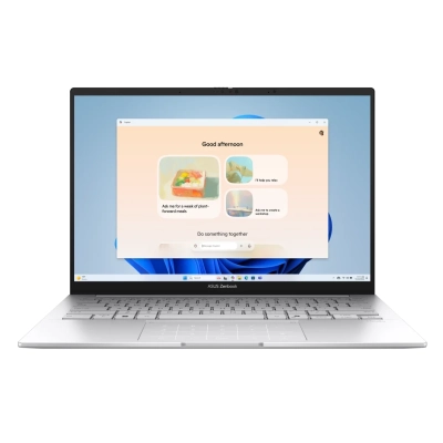 Ноутбук Asus Zenbook 14 UX3405CA-ST1352 (90NB14W2-M01ZP0) Core Ultra 7 255H 32Gb SSD512Gb Intel Arc 14 OLED 3K (2880x1800) без ОС silver WiFi BT Cam