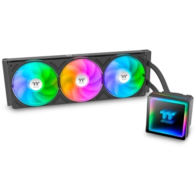 СВО Thermaltake TH360 V3 (cl-w466-pl12sw-a), 4-pin, ARGB, 120мм, черный, retail