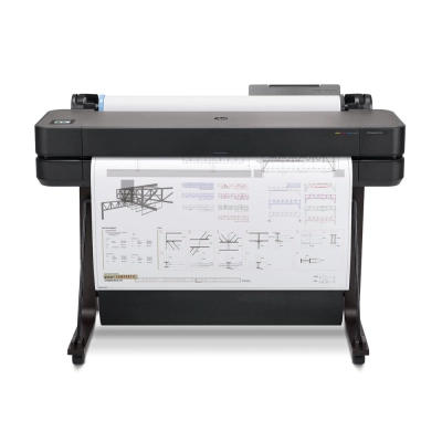Широкоформатный принтер HP DesignJet T630 (5HB11D) 36/4color/2400x1200dpi/1Gb/30spp(A1)/USB/GigEth/Wi-Fi/stand/media bin/rollfeed/sheetfeed