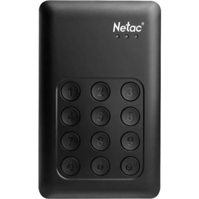 Внешний HDD  Netac  2 TB K390 чёрный, 2.5, USB 3.0