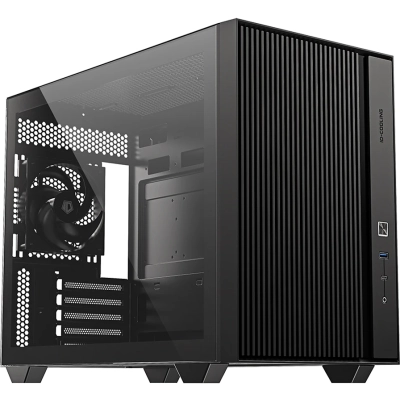 Корпус ID-Cooling Flow 500 Black mATX/​ win TG/​no fan/​ Gen2 Type C/​ CPU180mm/​ GPU 403mm/​ no PSU