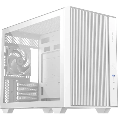 Корпус ID-Cooling Flow 500 AIR White mATX/​win TG/​2 fans/​Gen2 Type C/​CPU 180mm/​GPU 403mm/​ no PSU