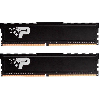 ОЗУ Patriot Memory DDR 4 DIMM 16Gb (8Gbx2) PC21300, 2666Mhz, PATRIOT SL Premium (PSP416G2666KH1) (retail)