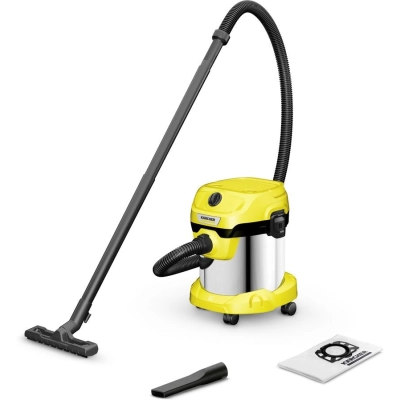 Строительный пылесос Karcher WD 2 Plus S V-15/​4/​18 желтый (1.628-050.0)