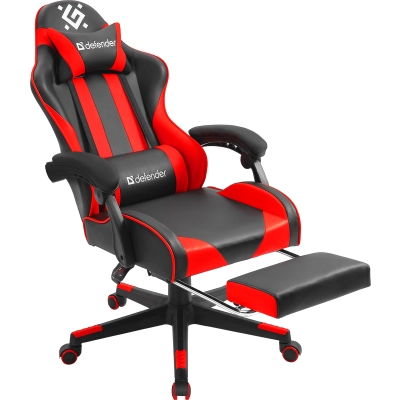 Кресло DEFENDER Rock (64346) игровое Black/Red PU