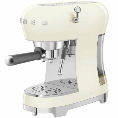 Кофеварка рожковая SMEG ECF02CREU кремовая